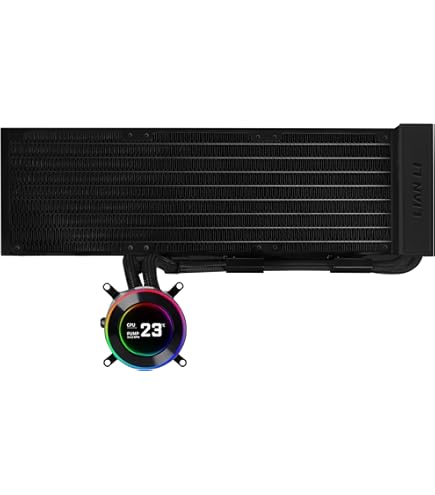 Amazon.com: LIANLI LL-HS-LCD-360-N-BK Simple Water Cooling