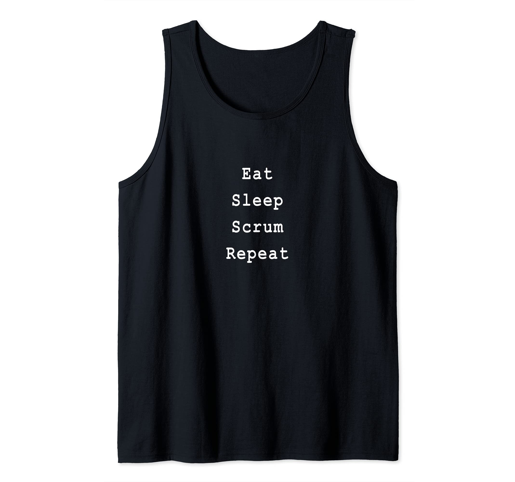 Eat Sleep Scrum Agile Project Management Funny PM Coach Tank Top