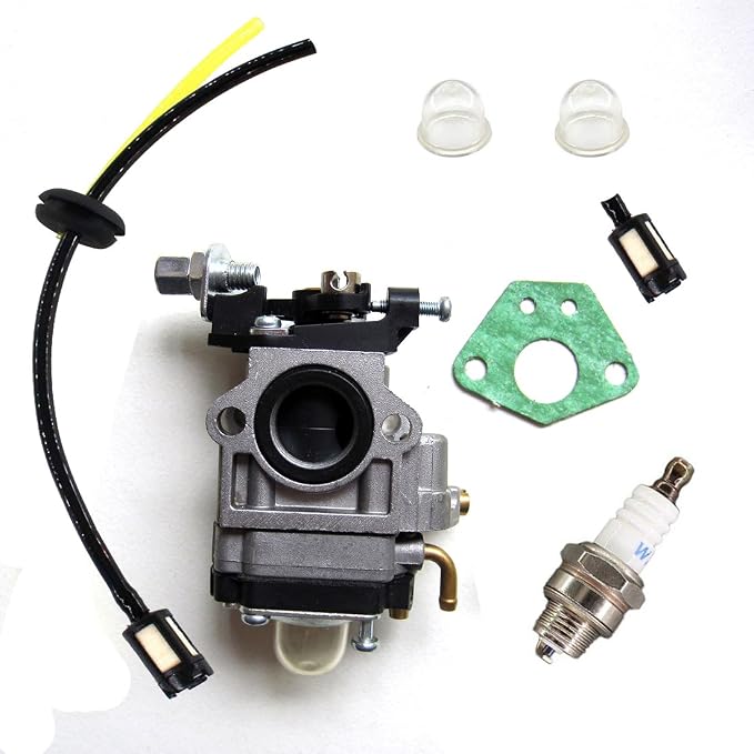 Carburetor Carb F Gas 2 Cycle 43cc Powermate PCV43 Tiller Motor Parts Fule Line