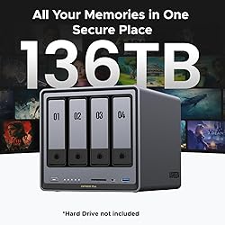 UGREEN NASync DXP4800 Plus 4-Bay Desktop NAS, Intel
