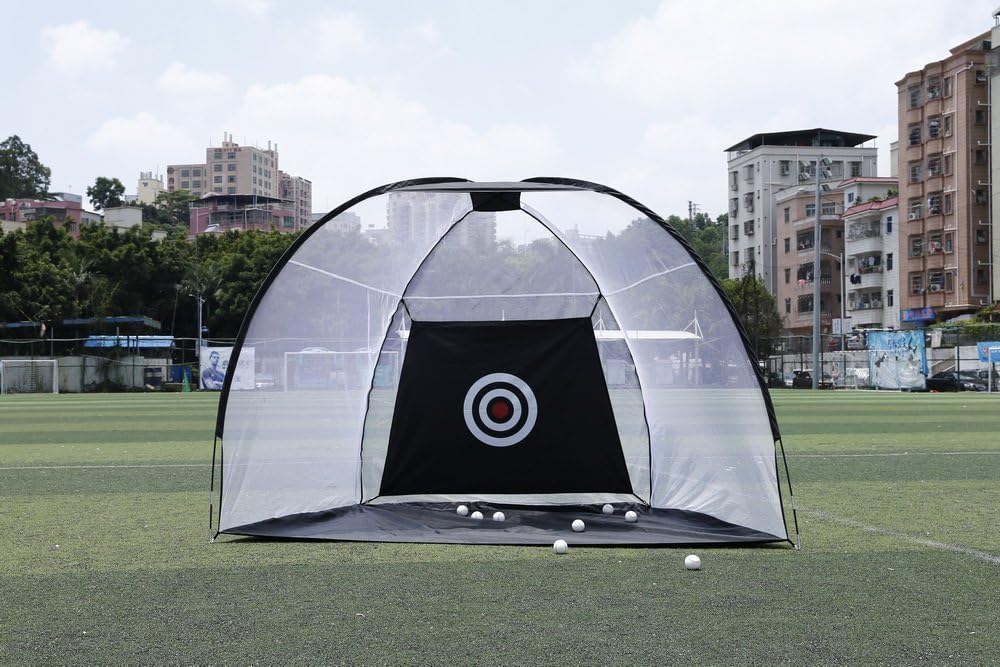 Golf Net Portable Hitting Nets With Chipping Target - Perfect Size to Practice Your Accuracy Indoor & Outdoor - UK STOCK