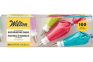 Wilton 12-Inch Disposable Decorating Bags; 100-Count