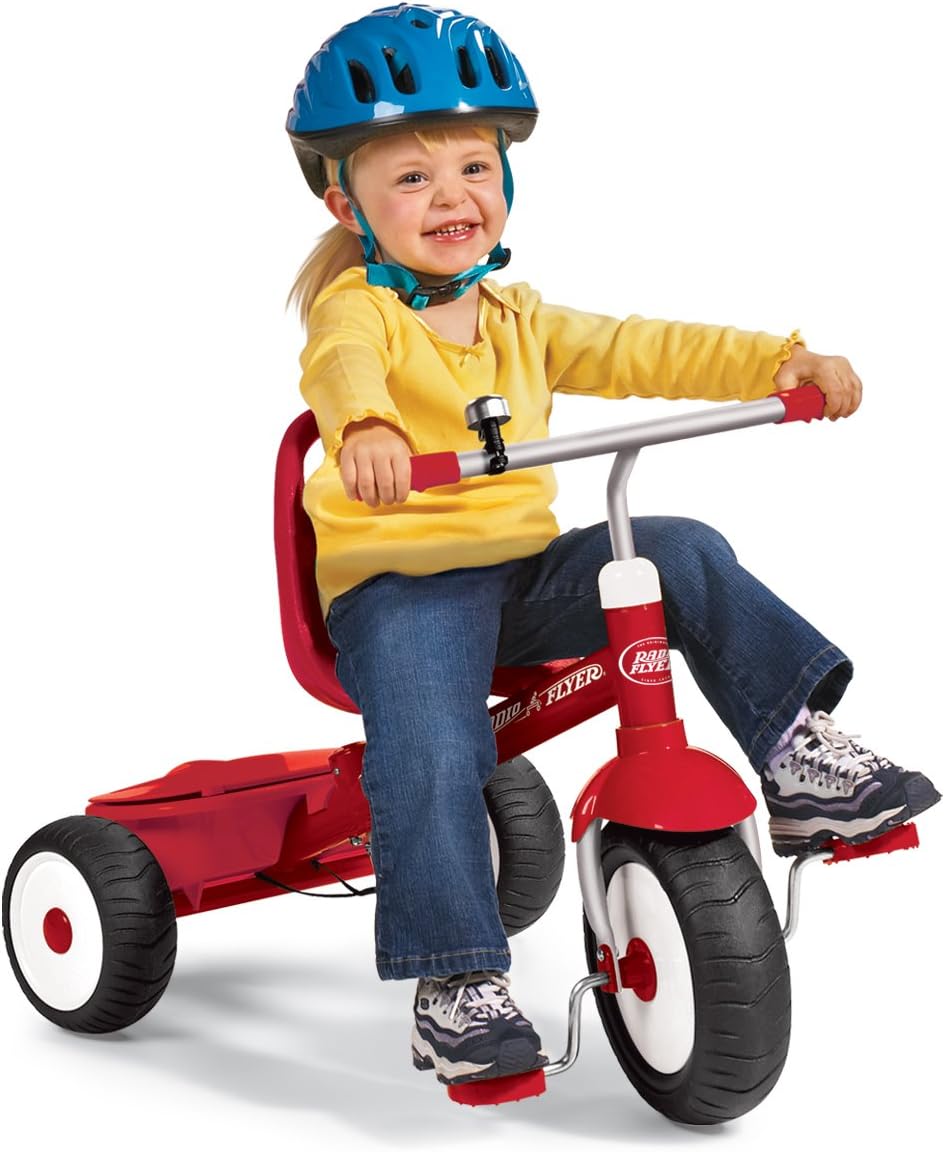 Radio Flyer Deluxe Steer & Stroll Trike: Toys & Games
