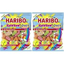 Amazon.com: Haribo Rainbow Sauer 軟糖2 件裝(2 x 160 克) : 雜貨和美食