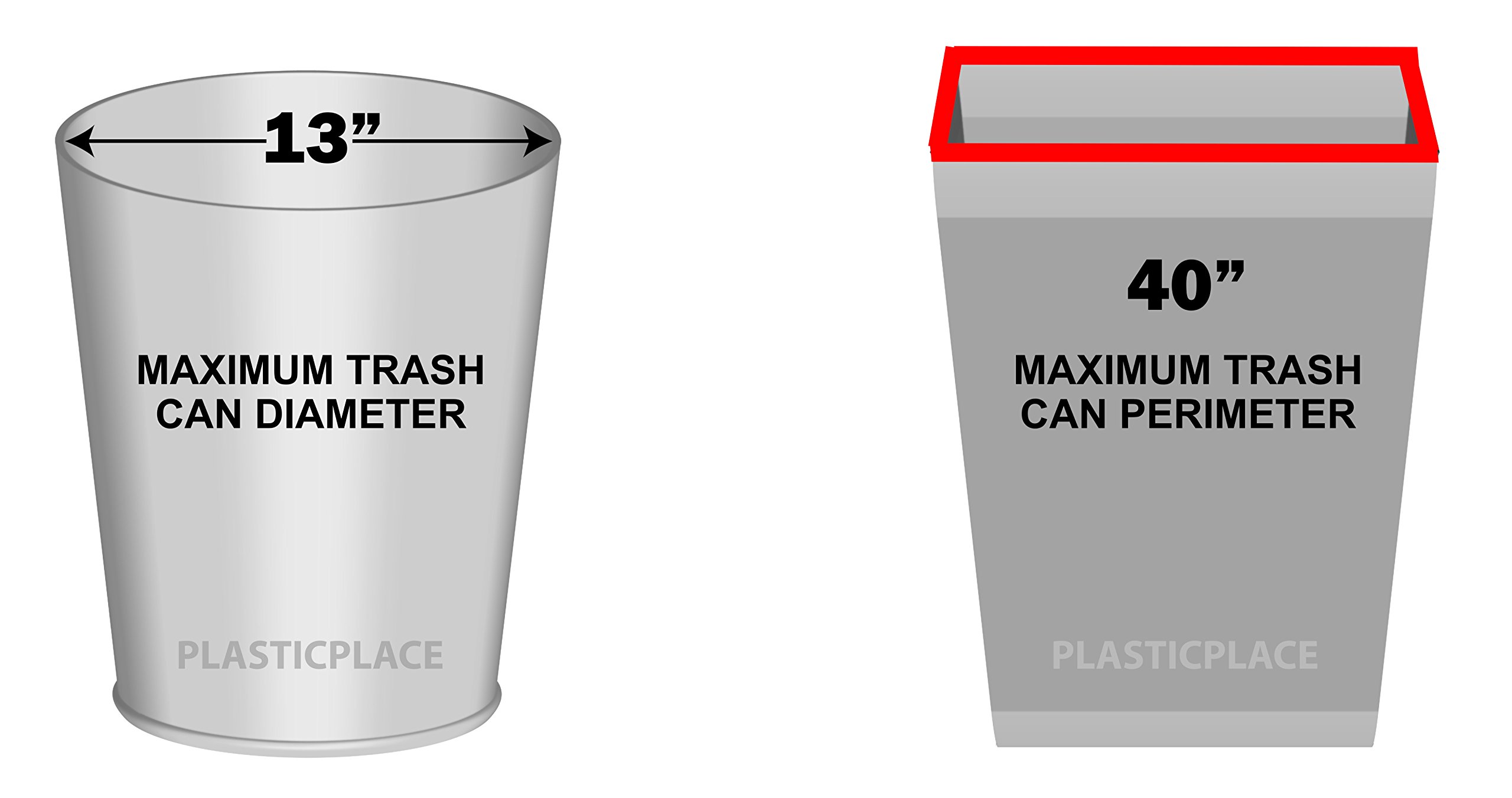 1.6 gallon trash bags