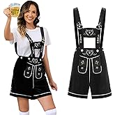 Populus Women Oktoberfest Lederhosen Outfit German October Festival Costume