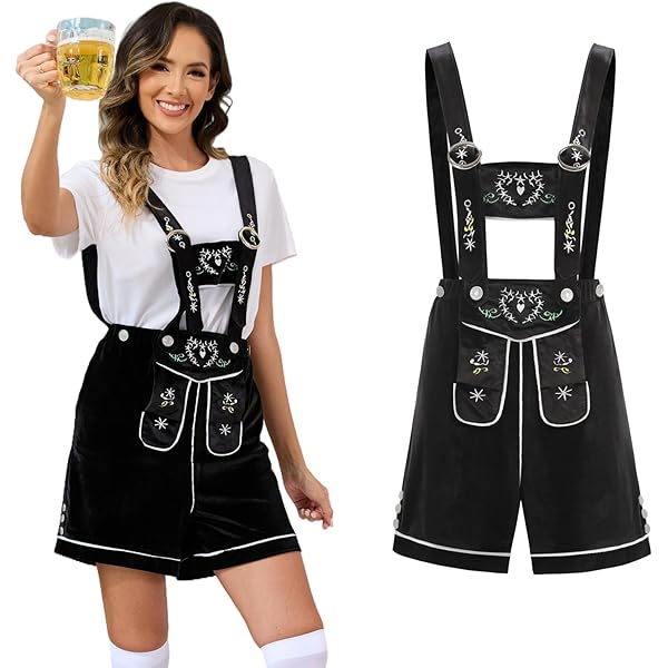 Amazon.com: fun shack Womens Lederhosen Costume, German Lederhosen Costume  Women, Bavarian Oktoberfest Costumes Women, Small : Clothing, Shoes &  Jewelry