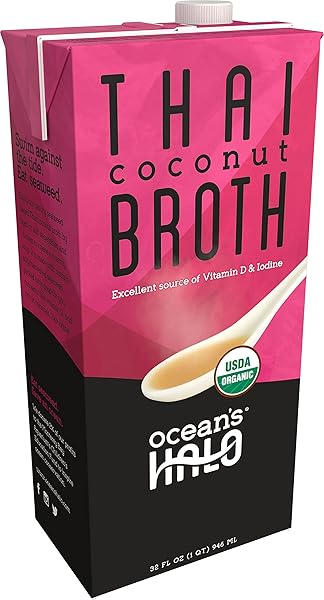 OCEAN’S HALO, ORGANIC AND VEGAN THAI COCONUT BROTH, 32 FL OZ