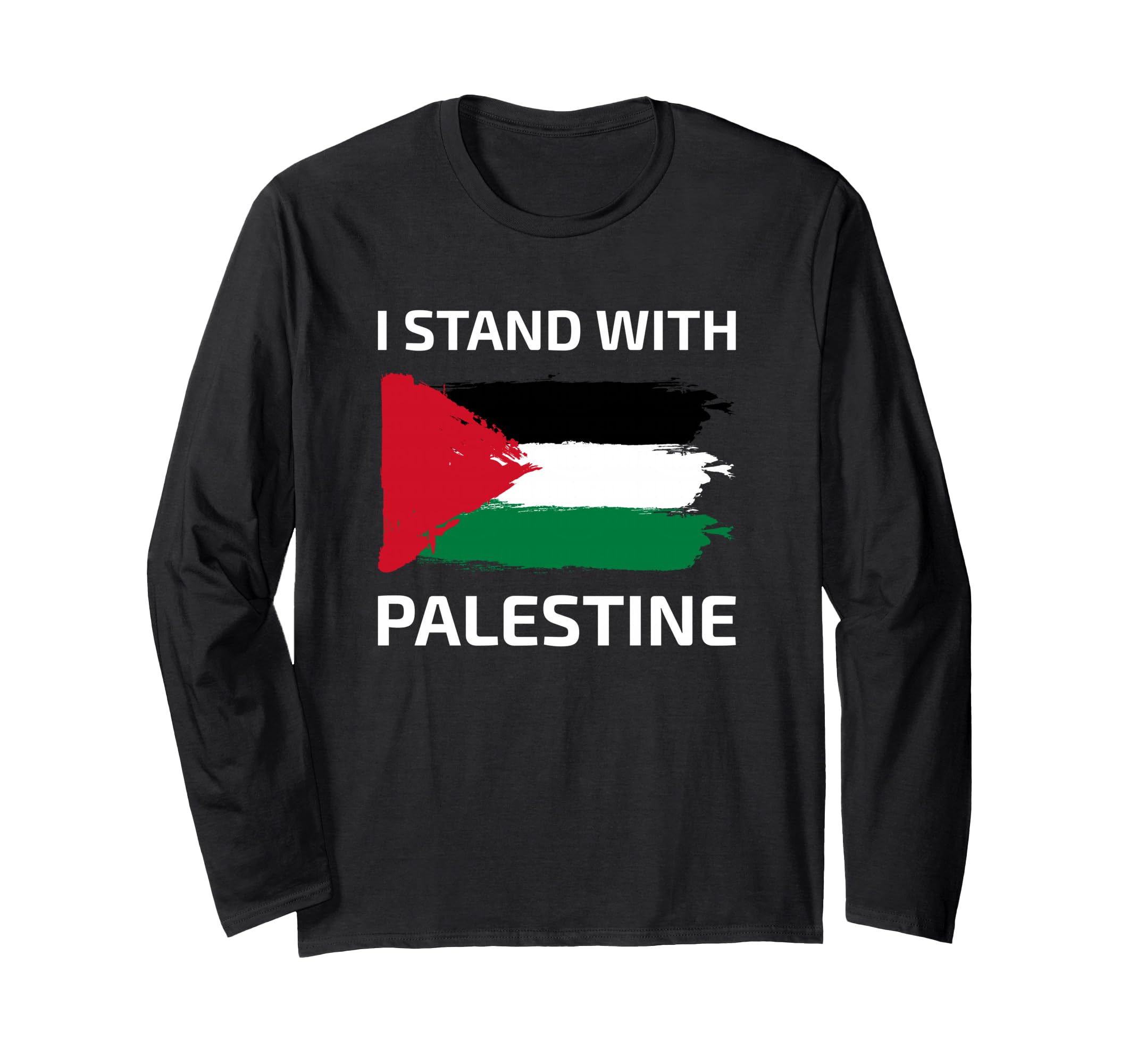 I stand with Palestine followers Free Gaza Jerusalem Long Sleeve T-Shirt — image 1