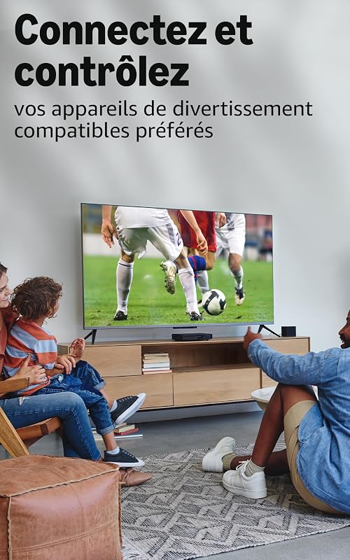 Fire TV Cube (Nouvelle génération), Lecteur multimédia en streaming, Expérience mains-libres, Wi-Fi 6E, 4K Ultra HD, Trouvez vos séries plus rapidement avec Alexa+