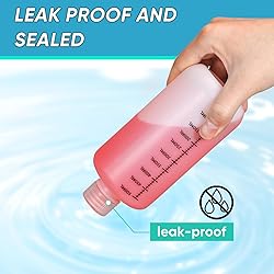 UMETASS 16oz/500ml Narrow Mouth Plastic Bottles