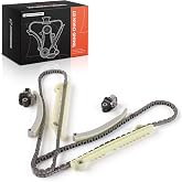 A-Premium 8PCS Engine Timing Chain Kit w/Tensioner &amp; Guide SOHC V8 4.6L | Compatible with Ford F-150, Explorer, Mustang, Expedition, E-150, E-250, Explorer Sport Trac, Lincoln Town Car &amp; More