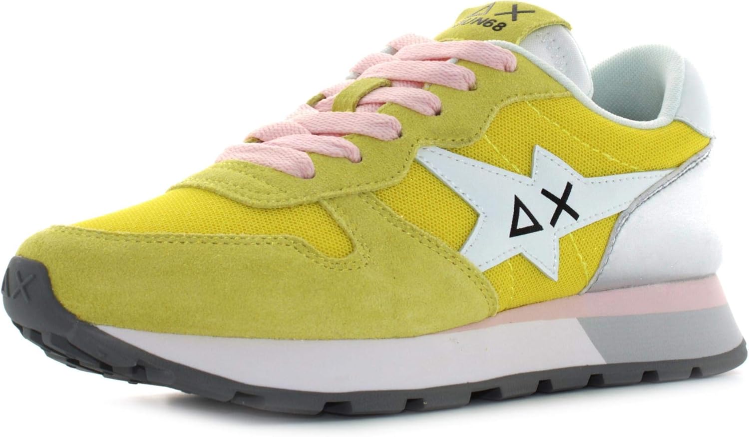 SUN 68 women's low sneakers Z31208 23 ALLY STAR BASIC YELLOW size 38 ...