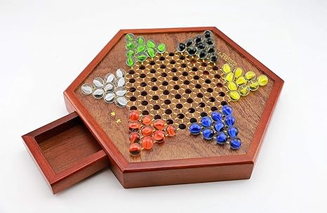 chinese checkers game with marbles