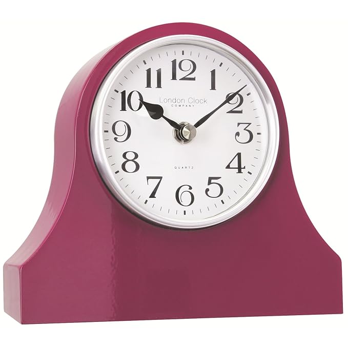 Radio Controlled Classic Napoleon Mantel Clock Plum 06339 Amazon.co