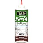 HARRIS Diatomaceous Earth Food Grade, Half Pound with Easy Application Puffer Tip