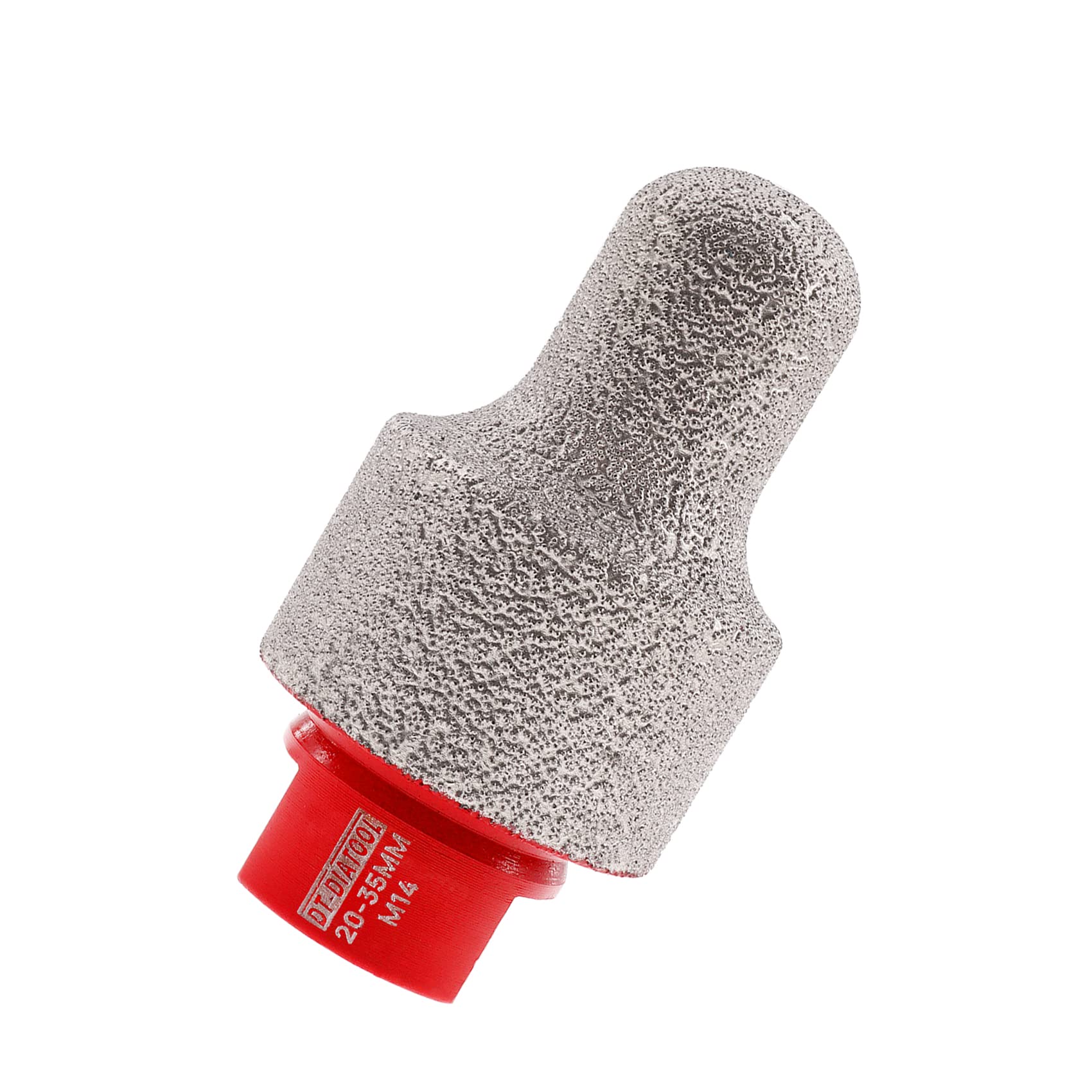 DT-DIATOOL Diamond Finger Milling Bits Diameter 20mm to 35mm for Enlarging Beveling Shaping Existing Holes of Porcelain Tile Hard Ceramic Granite Marble, with M14 Thread