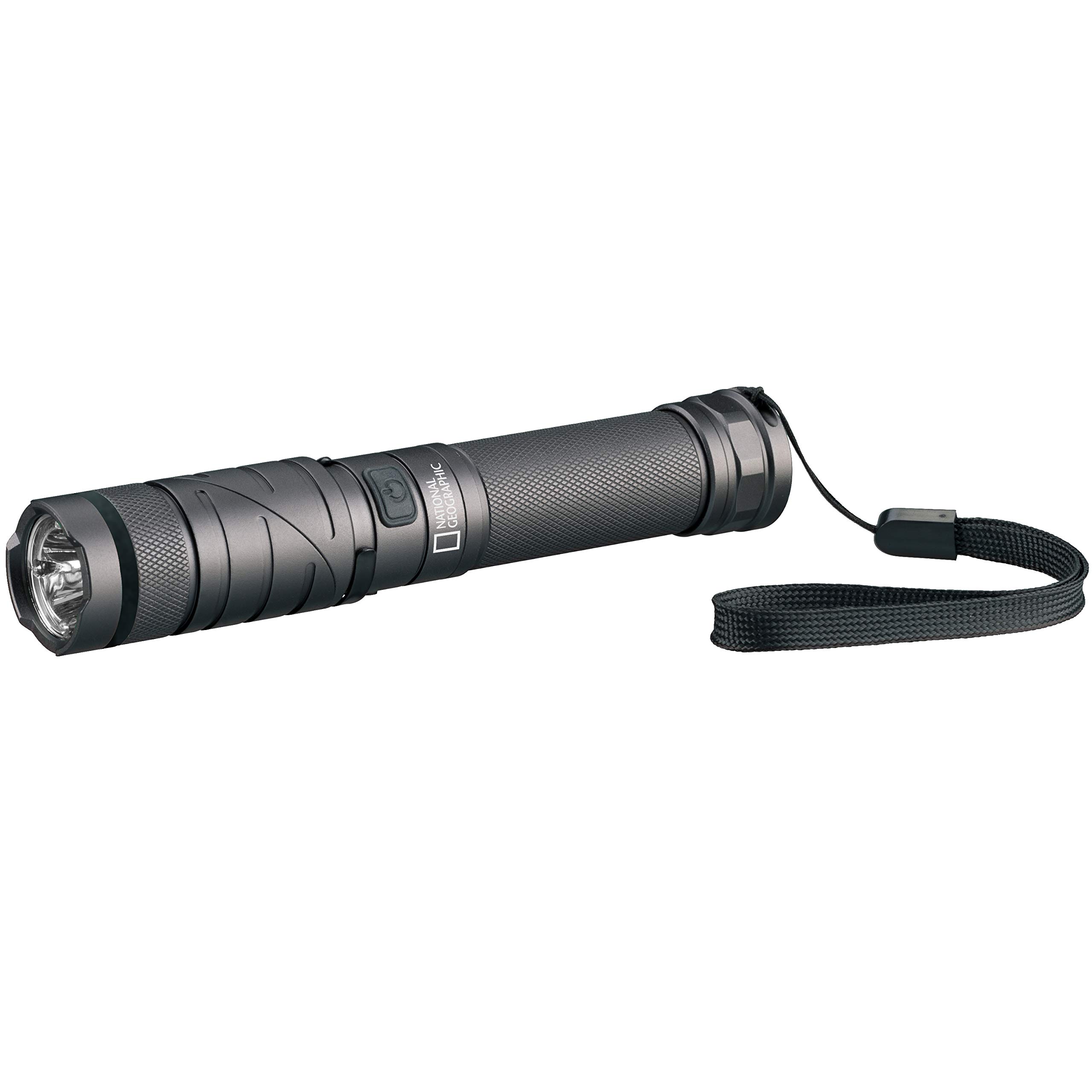 National Geographic ILUMINOS 9082300 LED Torch 800 RG 800 Lumen with Tilting Head with White, Red and Green Light