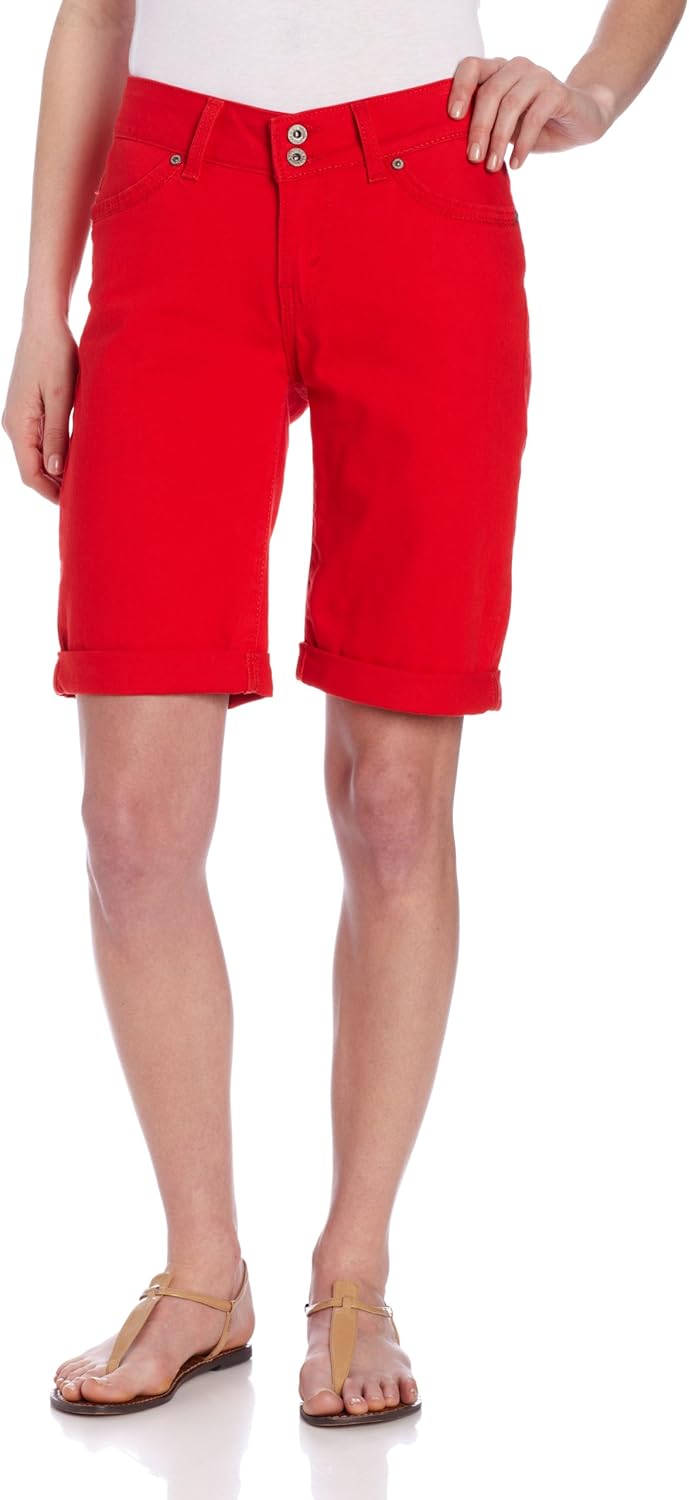 Levi's Women's 529 Bermuda Short, Hot Red, 14 at Amazon Womenâs Clothing store