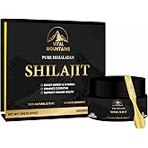 Pure Himalayan Shilajit Resin for Men and Women, Rich in Fulvic Acid with 85+ Trace Minerals for Strength, Energy, Stamina, Muscle Building & Vitality - Pure and Organic Shilajit Resin