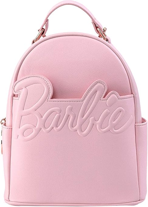 Barbie Women Mini Backpacks Pink, Faux 