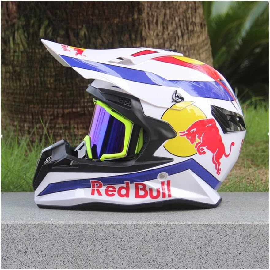 Amazon オフロードヘルメット バイクヘルメット オープンフェイスヘルメット バイク ゴーグル付き バイク用品 カッコイイ メンズ ゴーグル グリーン オフロード 車 バイク