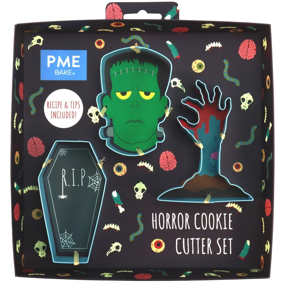 PME Horror Cookie Cutter Set, Halloween, Blue — image 1