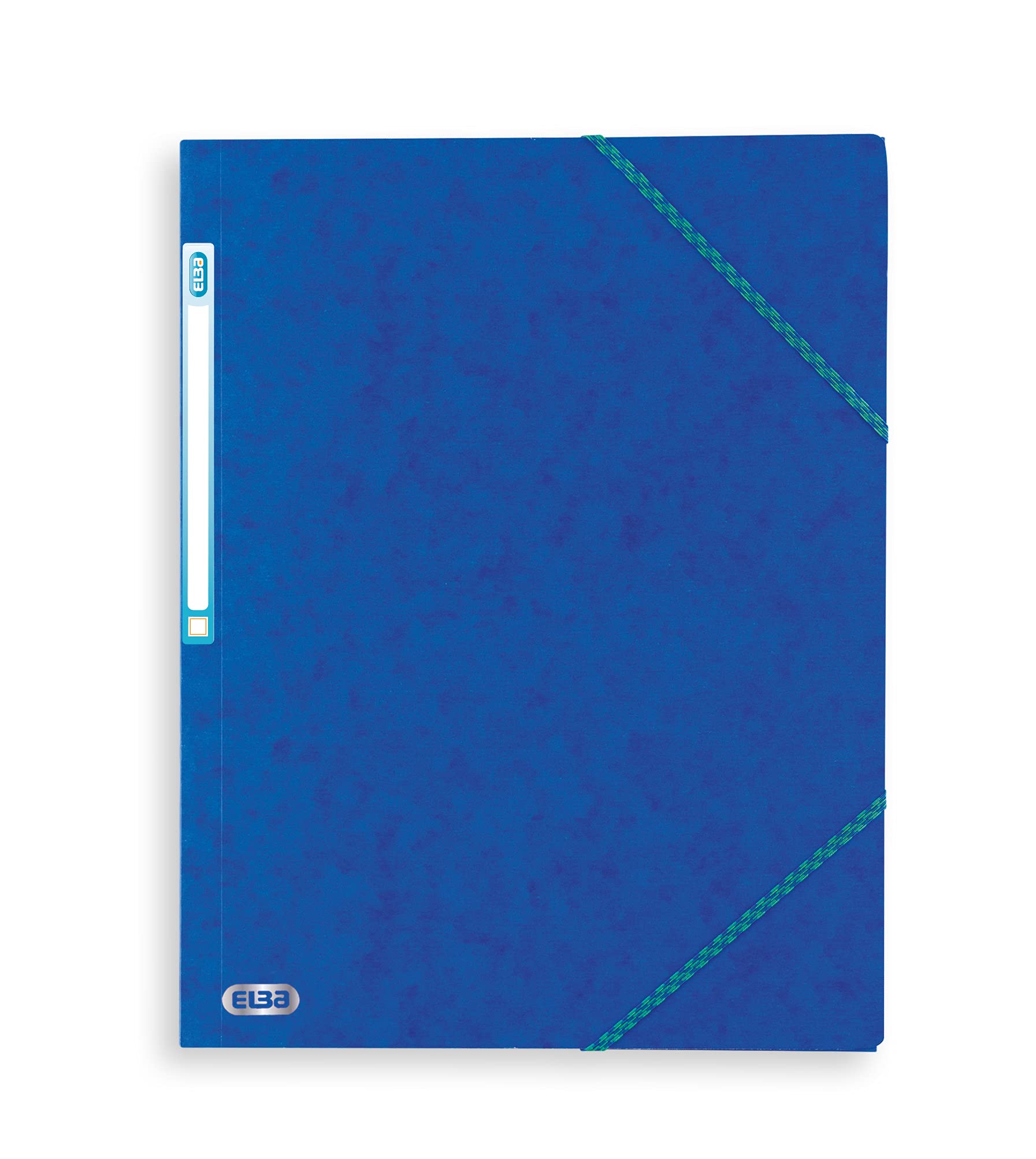 Elba 100200906 cartonnee A4 Folder with 3 Flaps with Elastic Blue