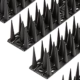 OFFO Bird Spikes, Pigeon Outdoor Deterrent Device for Keep Birds Woodpecker Away, Covers 2.6m(8.4 Feet), Black
