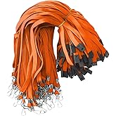BAITEER 60 Pcs Breakaway Lanyards Safety Orange Lanyard with Swivel J Hook Premium Bulk Flat Lanyards 36" for ID Name Badge Holder, ID Badges Cruise, School, Students, Coach, Festival and Hang Keys