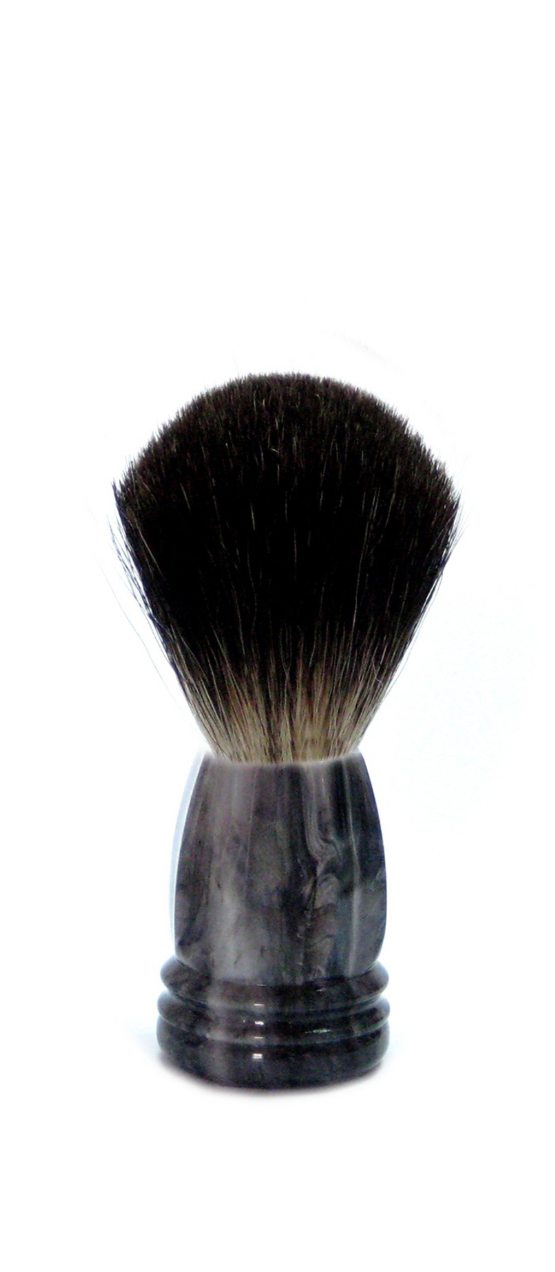 Golddachs Shaving Brush, Plastic Grey Marbled, 100% Badger Hair, Pack of 1