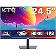 KTC 24.5 Inch 100Hz IPS Computer Monitor - FHD(1920 x 1080P), Anti-Blue Light Screen, 126% sRGB, 16.7M, Support FreeSync and GSync, PC Monitor for Casual Gaming and Working