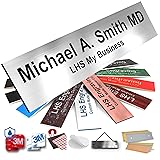 Door Name Plate Personalized for Office Brushed