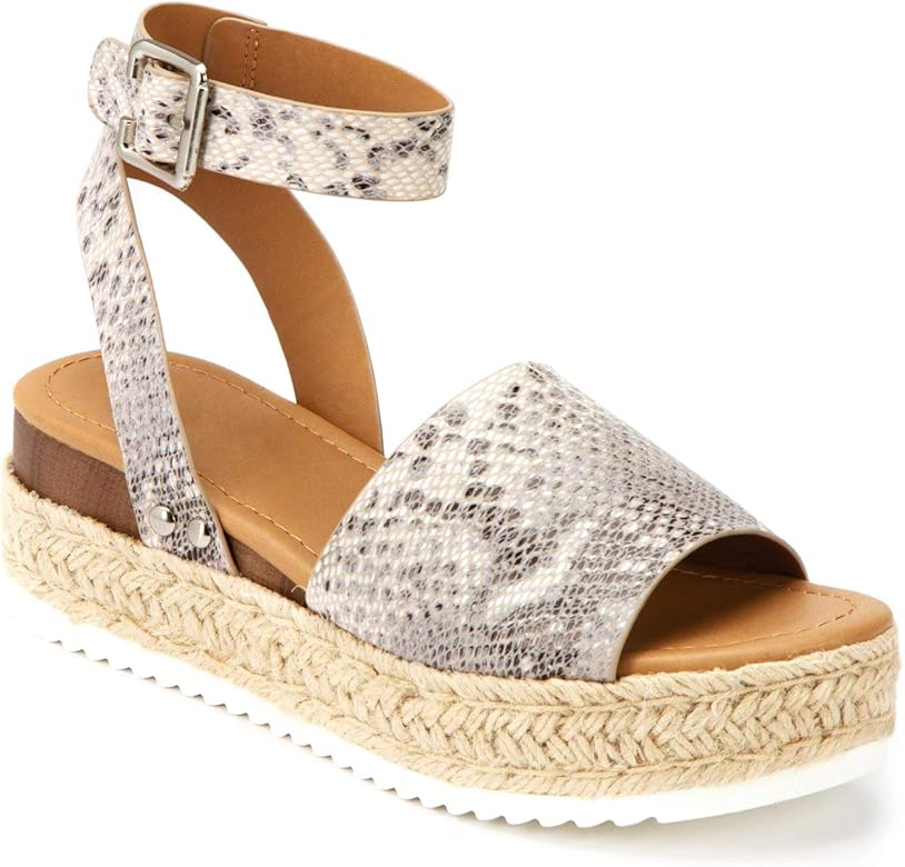 soda snakeskin espadrilles