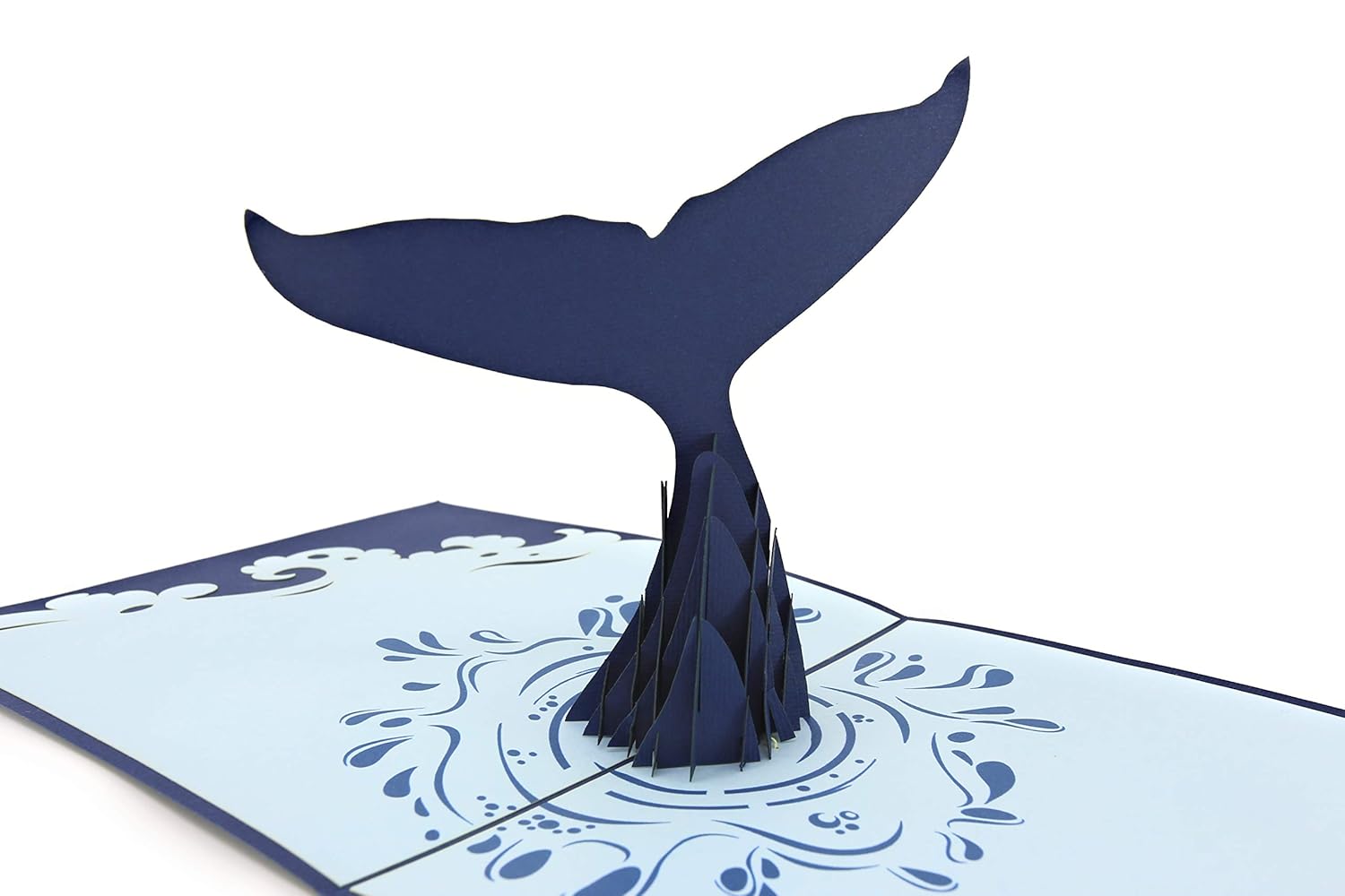 PopLife Whale Tail Pop Up Card, 3D Card for All Occasions - Gifts for Marine Animal Lovers