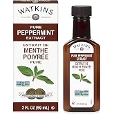 Watkins Pure Peppermint Extract, Non-GMO, Kosher, 2 oz. Bottle, 1-Pack