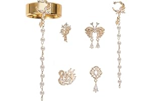 BOVIPO 14K Gold Plated Smart Ring Charms Accessories Compatible with Oura Ring Gen3/4, 5PCS Fashion 3D Rhinestone Charms (Easy Install & Remove) (S 1)