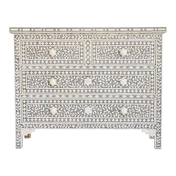 Bone Inlay 4- Drawer Chest