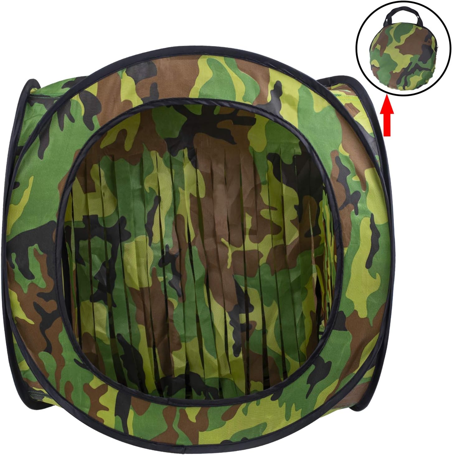 wingswinmax Foldable Airsoft Target Tent Trap Slingshot BB Trap Net Auto Pop-up Shooting Target Tent BB Target Holder Case : Sports & Outdoors