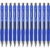 AIHAO Gel Ink Pens, Medium Point(0.7mm), Blue Ink, Retractable Roller Ball Gel Pen with Comfortable Grip for Smooth Writing, 12 Pack, Quick Dry Ink Pen…