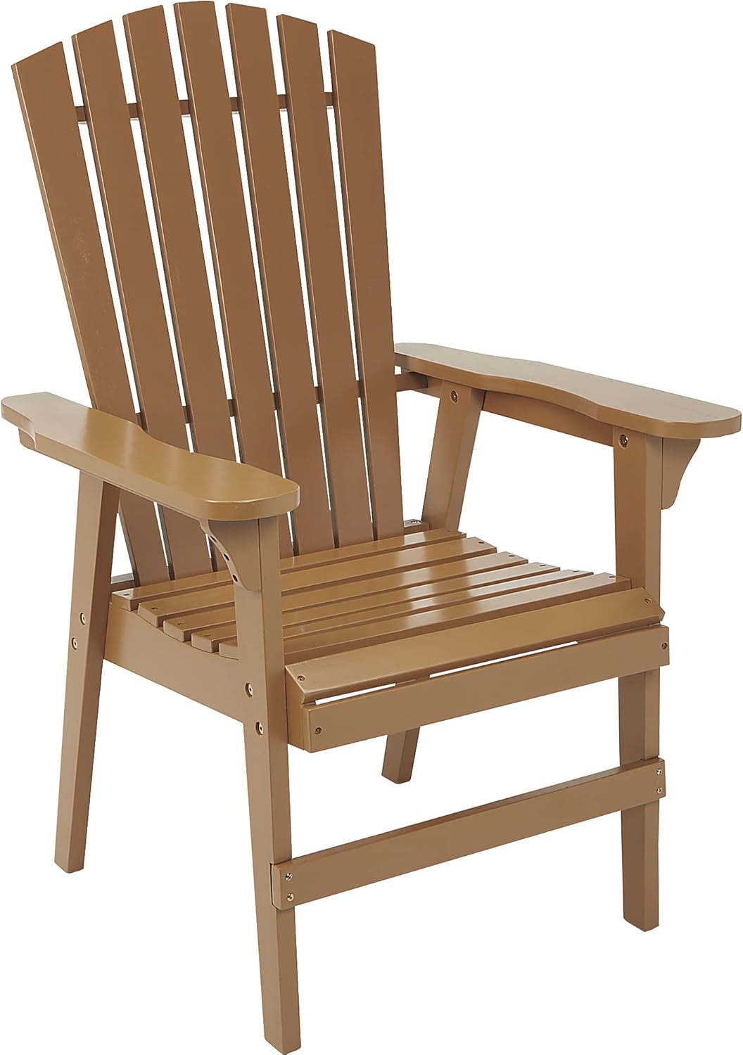 hunter green patio sets on Painted Acacia Wood Easy Entry And Exit Upright Adirondack Chair Brown Kitchen Dining Amazon Com