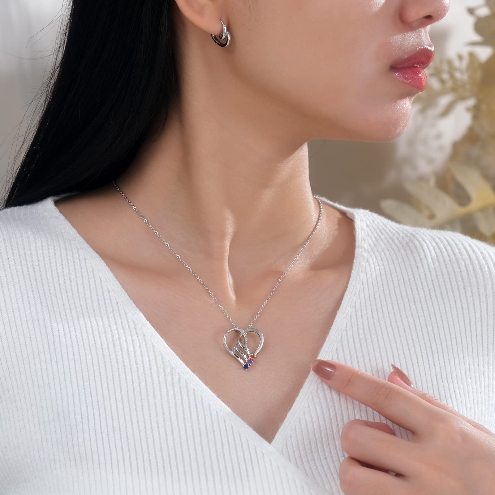 Personalized Heart Necklace