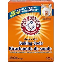 ARM & HAMMER Baking Soda, For Baking, Cleaning and Deodorizing, 500-g ( packaging may vary )