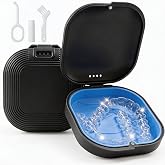 Retainer Case with Vent Holes, Aligner Case Kit for Invisalign | Breathable Ventilation &bull; Removable Silicone Liner &bull; Magnetic Closure &bull; Fits Invisalign, Aligners &bull; Removal Tool &amp; Seater