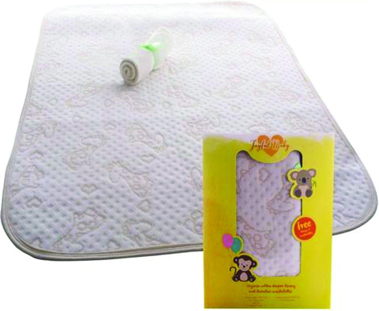 Large Organic and Bamboo Changing Pad Liners- Newborn Portable Pads Extra Large, Waterproof, Soft and Reusable for Changing Table - Gift for Baby Registry and Shower