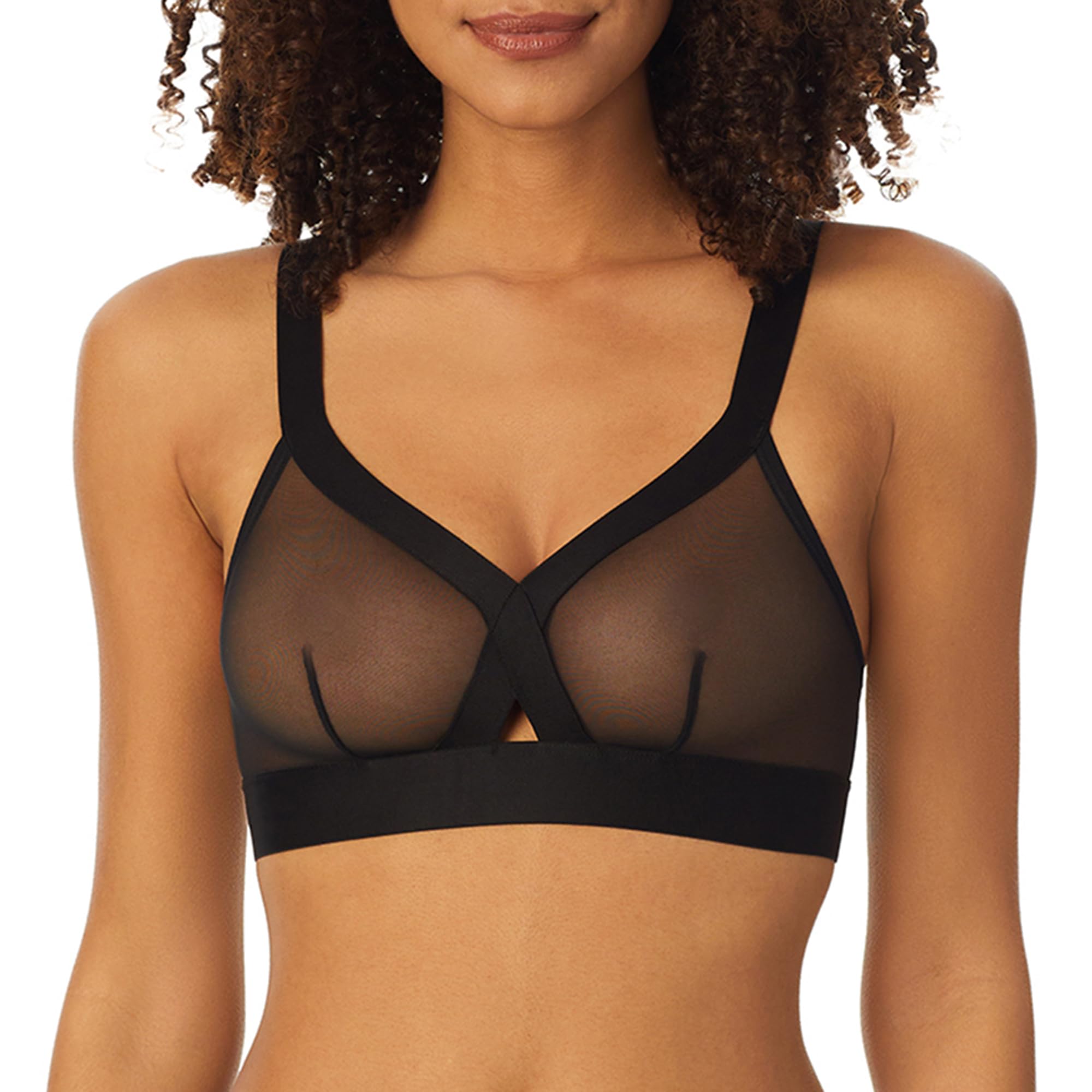 DKNY Women's Sheers Wirefree Softcup Bralette