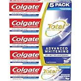 Colgate Total SF Advanced Whitening Toothpaste, 6.4 Ounce (Pack of 5)