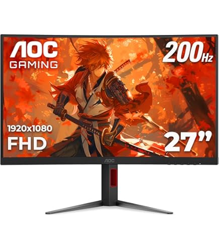 AOC C27G2X 27インチ Curved Gaming Monitor CQ27G2X 27