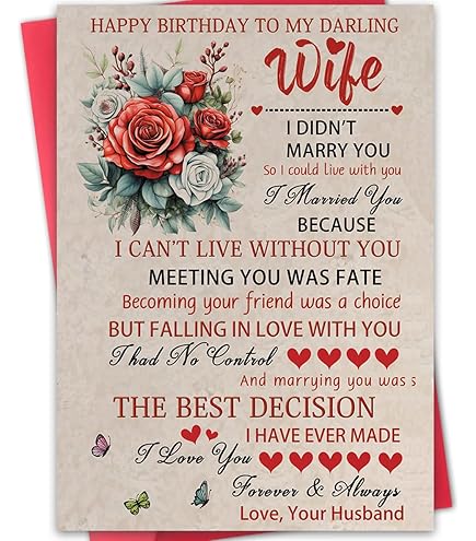 Printable Wife Birthday Cards Free Printable Templates - Printable Wife ...