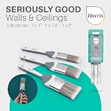 Harris Seriously Good Walls & Ceilings No Loss Paint Brushes 3 Pack 1, 1.5, 2 in view 2